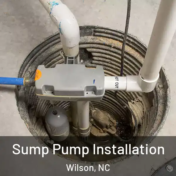  Sump Pump Installation Wilson, NC